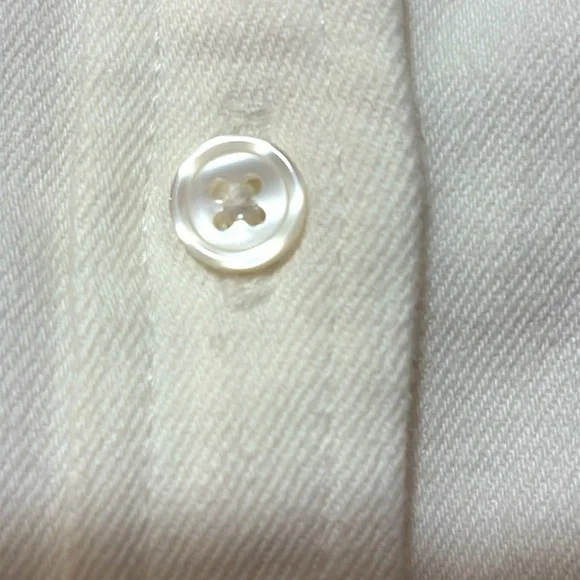 BANANA REPUBLIC White Sleeveless Denim Button Up Dress Size Small NWT - Picture 6 of 17